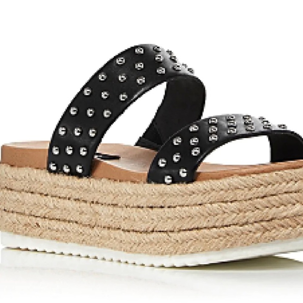 LEATHER PLATFORM SANDALS - Picture 7 of 8